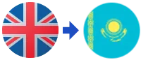 UK to Kazakhstan